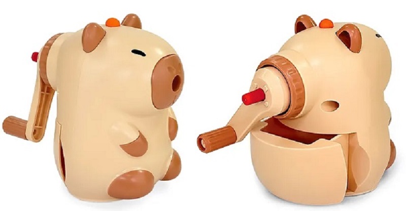 Imaginea produsului 'Ascuțitoare cu manivelă. Capybara bej'
