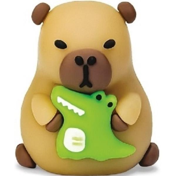 Ascutitoare: Capybara cu crocodil