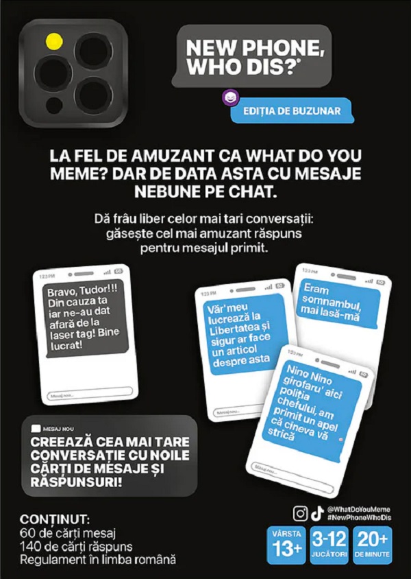 Imaginea produsului 'Joc de petrecere: New Phone, Who Dis? Ediție de buzunar'