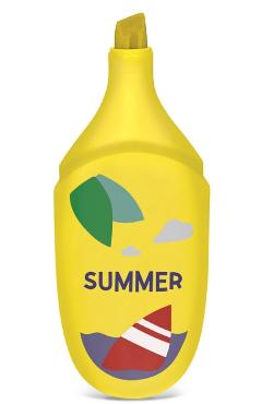 Imaginea produsului 'Marker evidențiator. Besty Summer. Galben'