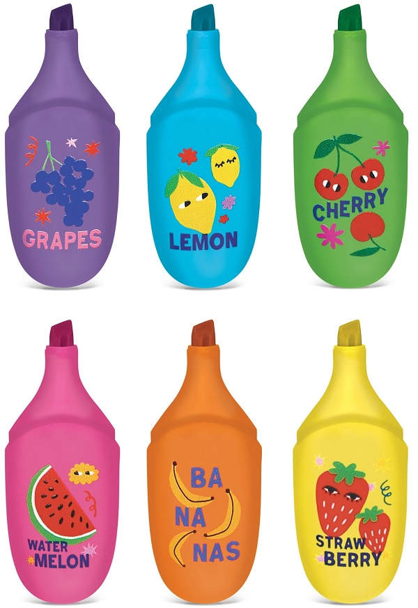 Imaginea produsului 'Set 6 markere evidențiator: Besty Fruits'