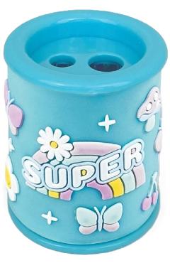 Imaginea produsului 'Ascuțitoare bleu cu 2 găuri și container. Super'