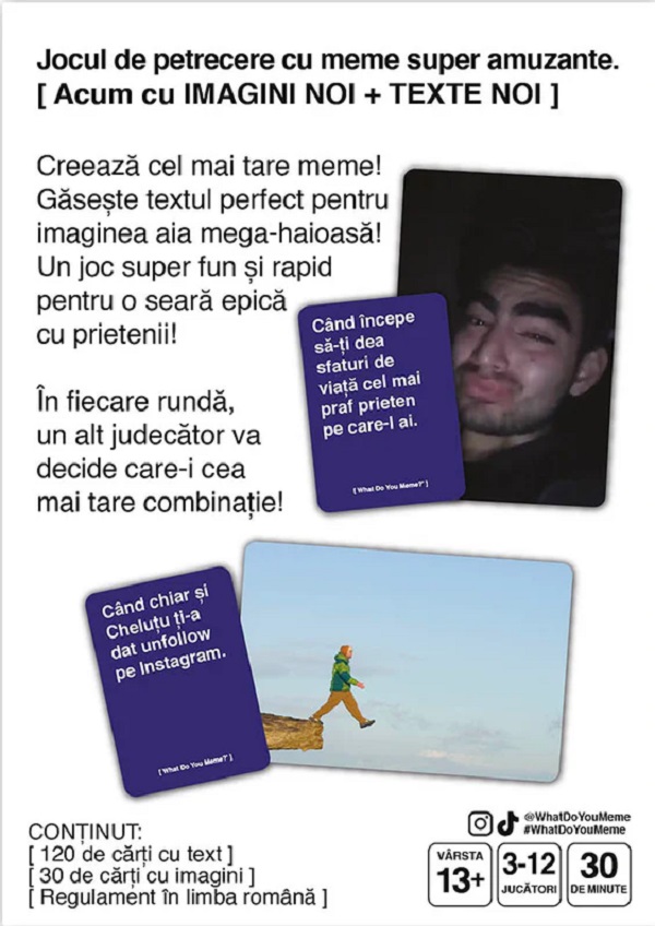Imaginea produsului 'Joc de petrecere: What do you meme? Ediție de buzunar'