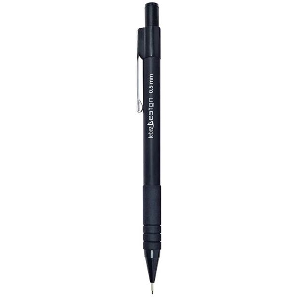 Creion mecanic Negru 0.5mm + rezerve HB