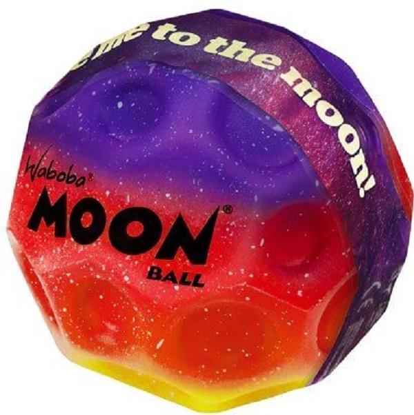Imaginea produsului 'Mingea hiperelastică: Waboba Moon Ball. Mov-roșu-galben'