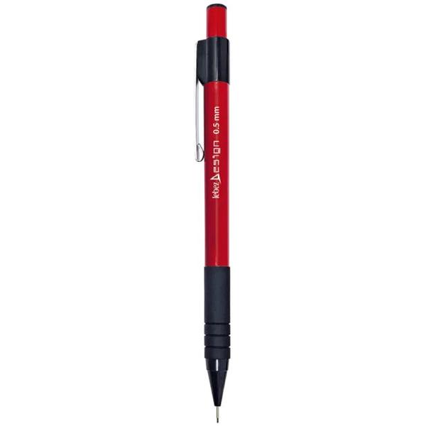 Creion mecanic Visiniu 0.5mm + rezerve HB