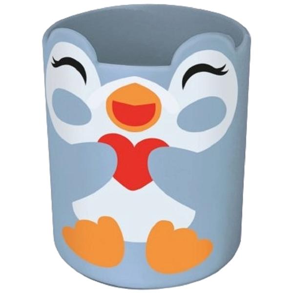 Suport creioane din silicon. Softy bleu