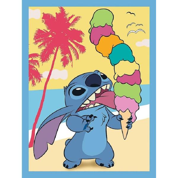 Puzzle 2 in 1 + Memos. Disney Stitch