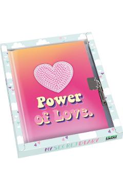 Imaginea produsului 'Jurnal secret cu lacăt. Girls power. Power of Love'