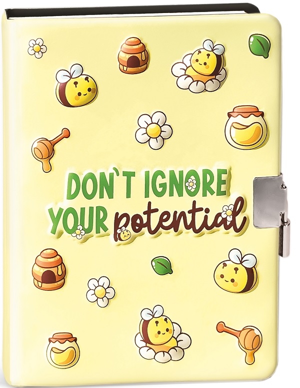 Imaginea produsului 'Jurnal 3D cu lacăt: Don’t ignore your potential'