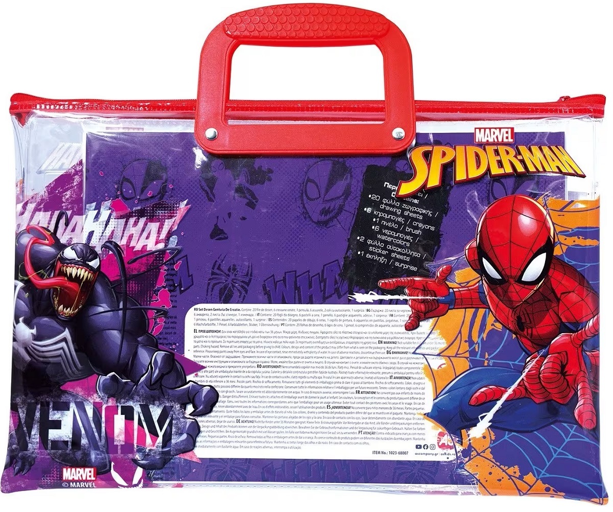 Imaginea produsului 'Set desen gențută de creație: Spiderman Evergreen'