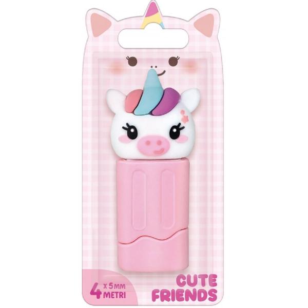 Corector cu banda. Cute Friends. Unicorn
