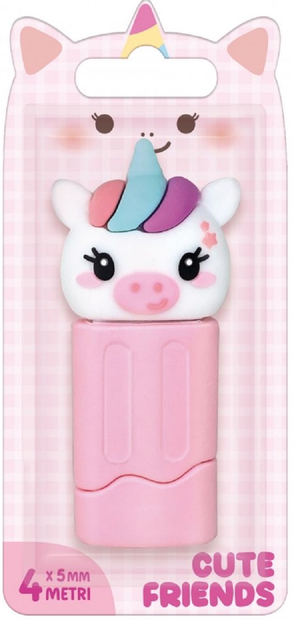 Imaginea produsului 'Corector cu bandă. Cute Friends. Unicorn'