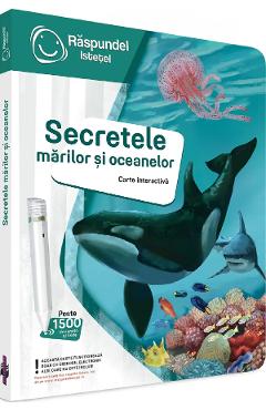 Coperta cărții 'Carte interactivă: Răspundel Istățel. Secretele mărilor și oceanelor'