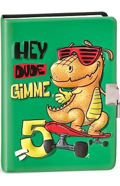 Imaginea produsului 'Jurnal 3D cu lacăt: Hey Dude Gimme'