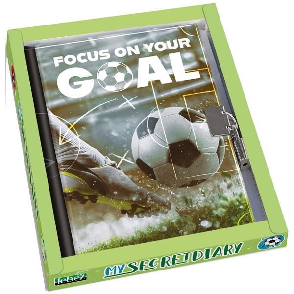 Jurnal secret cu lacat: Football Time. Focus on your goal