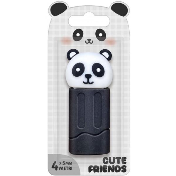 Corector cu banda. Cute Friends. Panda