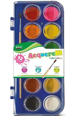 Imaginea produsului 'Set acuarele 12 culori cu pensula inclusa'