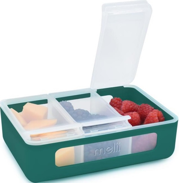 Imaginea produsului 'Cutie snack: 3 compartimente. Pine Green'