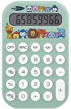 Imaginea produsului 'Calculator de buzunar 8 Digits. Verde'