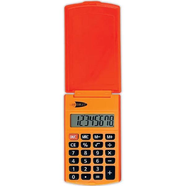 Calculator de buzunar 8 Digits. Portocaliu
