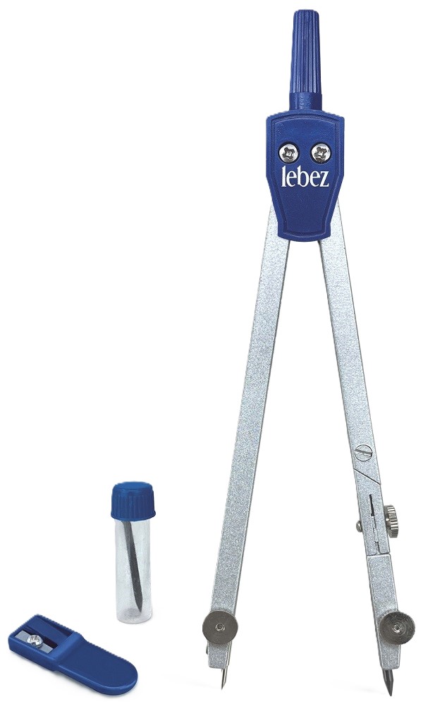 Imaginea produsului 'Trusă compas școlar cu 3 accesorii'