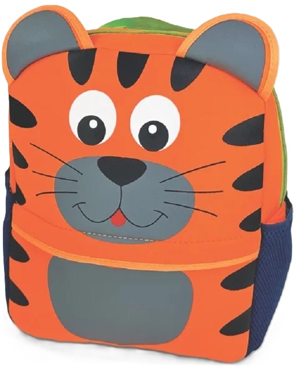 Imaginea produsului 'Rucsac Baby Bag din poliuretan. Tigru portocaliu neon'