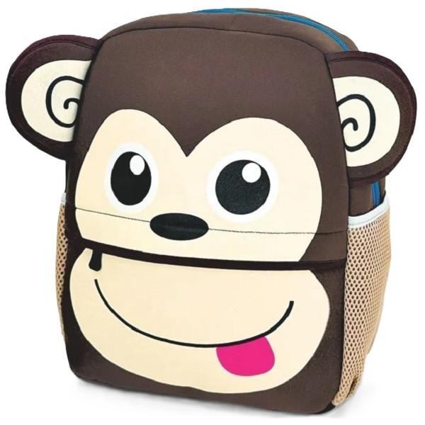 Rucsac Baby Bag din poliuretan. Maimuta maro