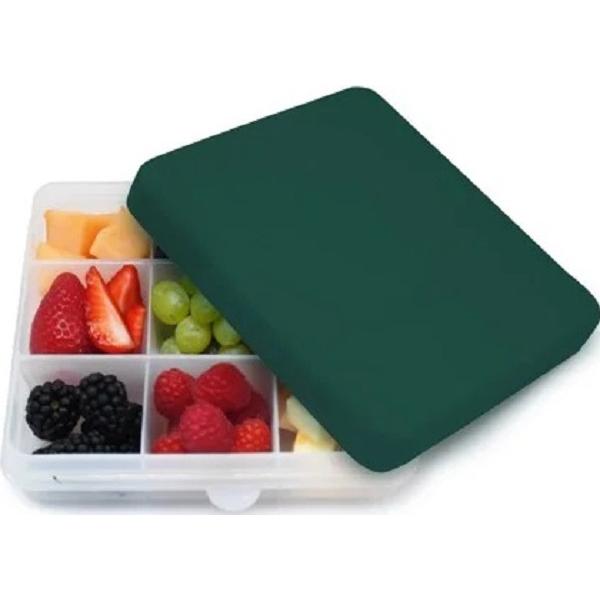 Cutie snack: 9 compartimente. Pine Green