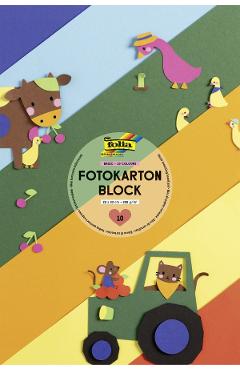 Imaginea produsului 'Carton colorat asortat 10 culori A4'