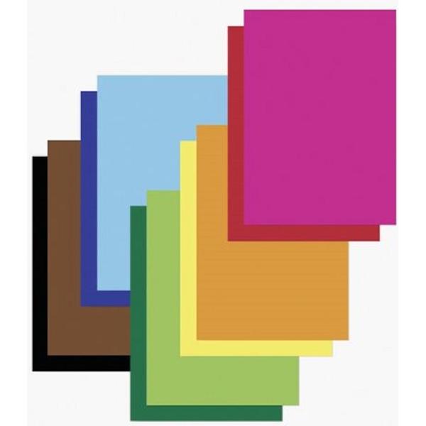 Carton colorat asortat 10 culori A4