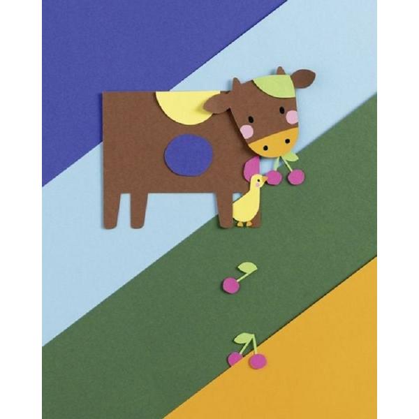 Carton colorat asortat 10 culori A4