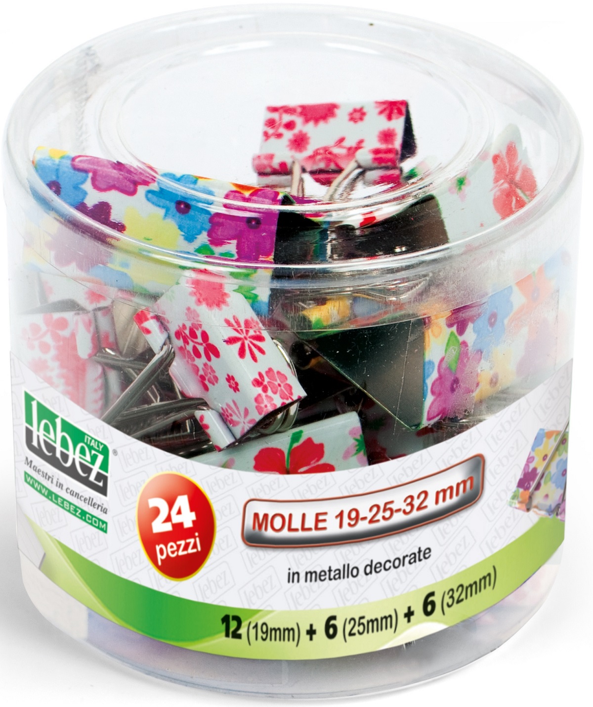 Imaginea produsului 'Clipsuri metalice colorate 24 buc/cutie'