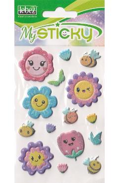 Imaginea produsului 'Stickere decorative. My sticky 3D. Flori'