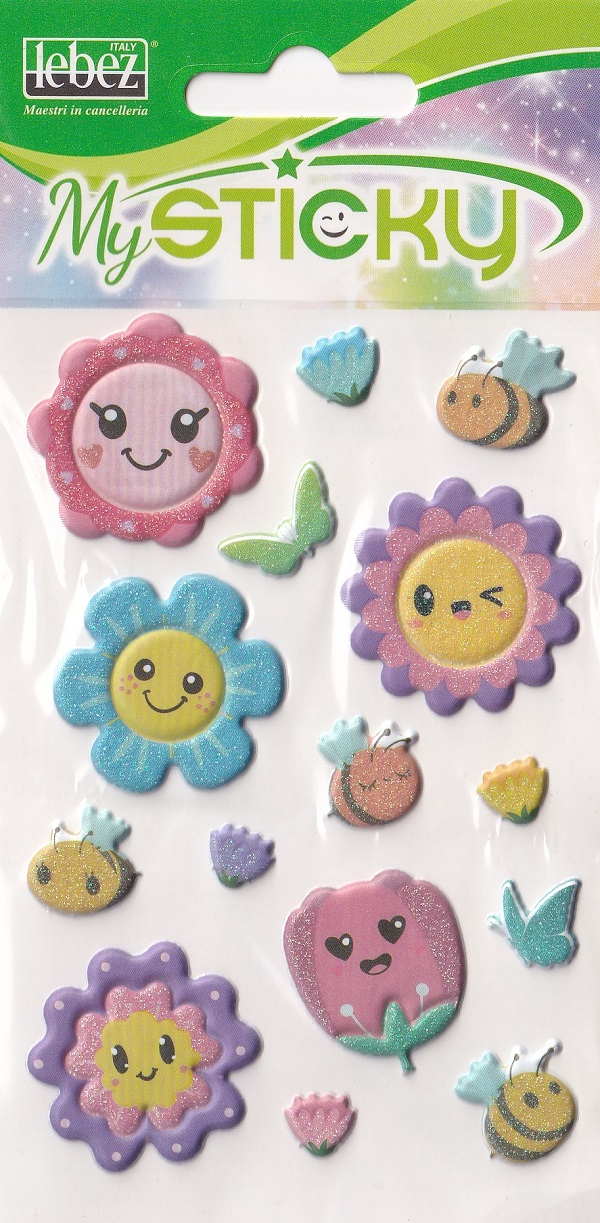 Imaginea produsului 'Stickere decorative. My sticky 3D. Flori'