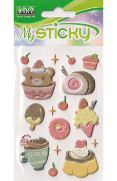 Imaginea produsului 'Stickere decorative. My sticky 3D. Dulciuri'