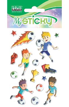 Imaginea produsului 'Stickere decorative. My sticky 3D. Fotbal'