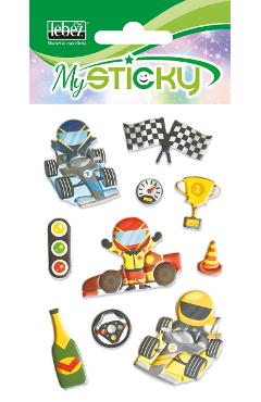 Imaginea produsului 'Stickere decorative. My sticky 3D. Formula 1'