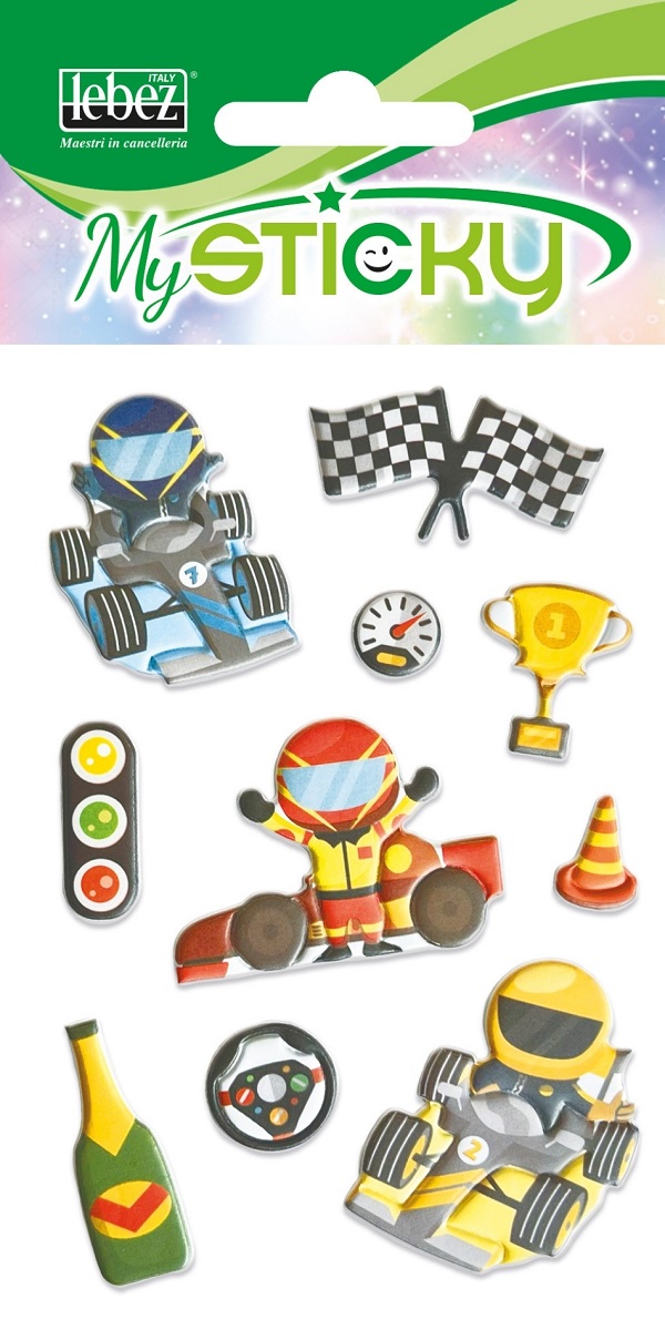 Imaginea produsului 'Stickere decorative. My sticky 3D. Formula 1'