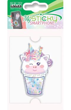 Imaginea produsului 'Sticker 3D Smartphone. Pahar unicorn'