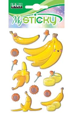Imaginea produsului 'Stickere decorative. My sticky 3D. Banane'