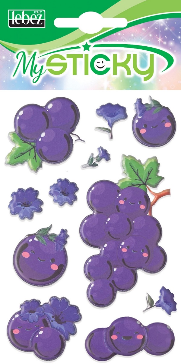 Imaginea produsului 'Stickere decorative. My sticky 3D. Struguri'
