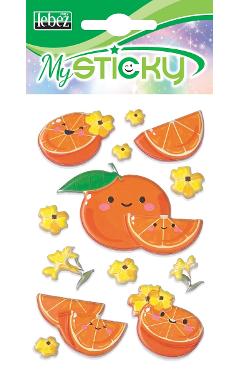 Imaginea produsului 'Stickere decorative. My sticky 3D. Portocale'