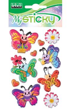 Imaginea produsului 'Stickere decorative. My sticky 3D.Fluturi'