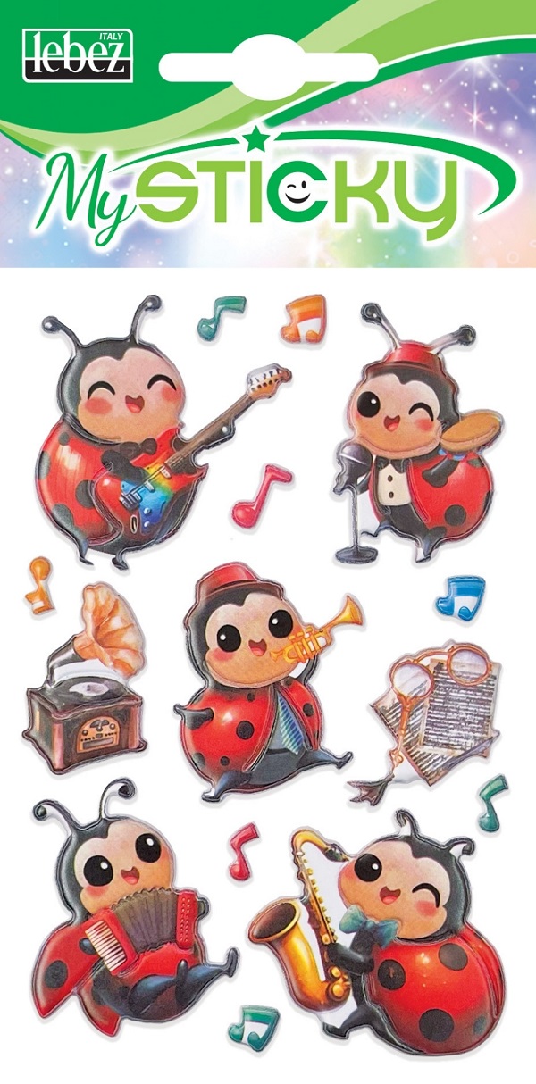 Imaginea produsului 'Stickere decorative. My sticky 3D. Buburuze'