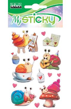 Imaginea produsului 'Stickere decorative. My sticky 3D. Melci'