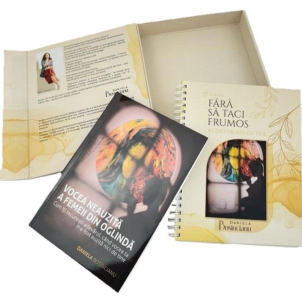 Vocea neauzita a femeii din oglinda. Carte + Jurnal - Daniela Bosincianu
