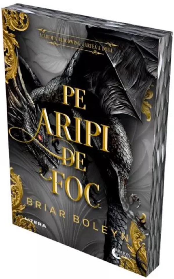 Coperta cărții 'Pe aripi de foc. Seria Academia Bloodwing Cartea 2 - Briar Boleyn'