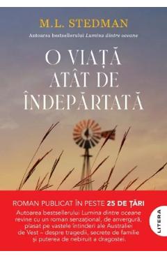 Coperta cărții 'O viață atât de îndepărtată - M. L. Stedman'