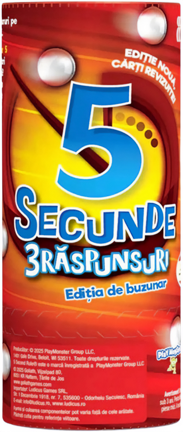 Imaginea produsului 'Joc de petrecere: 5 secunde 3 răspunsuri. Ediție de buzunar'